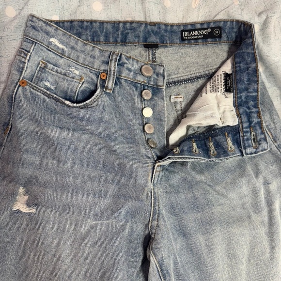 Blank NYC The Madison Crop High Rise Jeans 26 - Picture 4 of 6